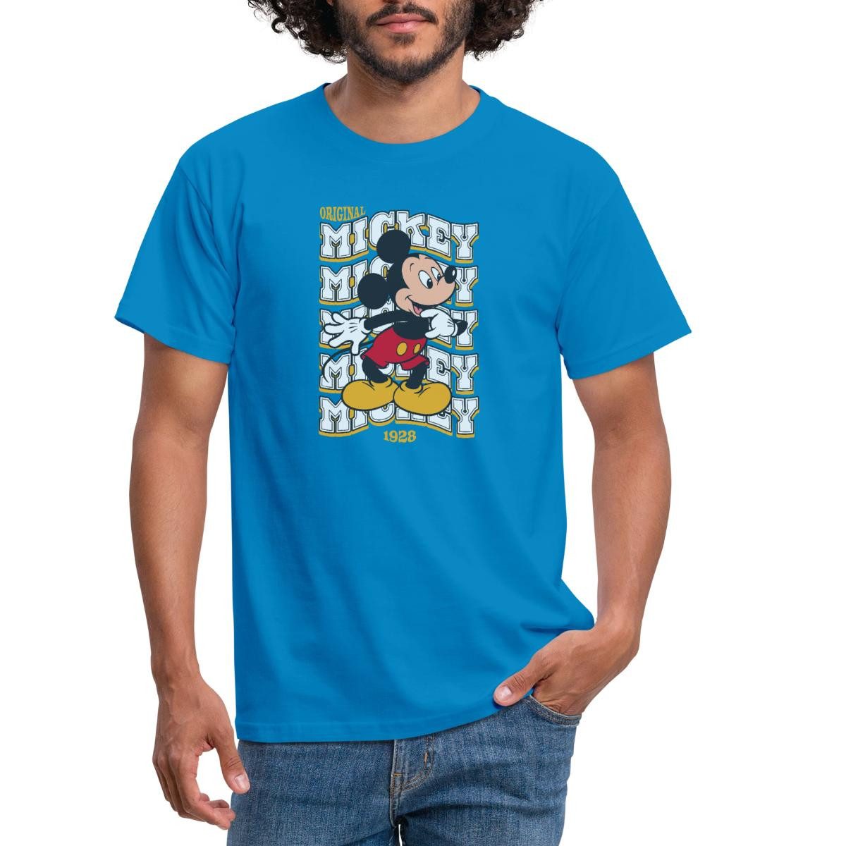 Spreadshirt T-Shirt Mickey & Minnie Mickey Mouse Original 1928 Männer T-Shi günstig online kaufen