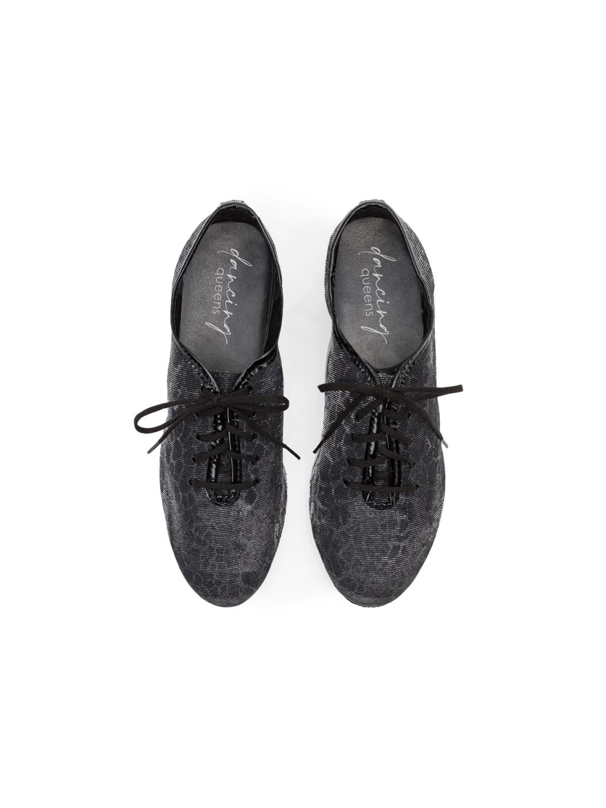 Dancing Queens Flow Tanzschuhe & Schwarz Glitter Tanzschuh