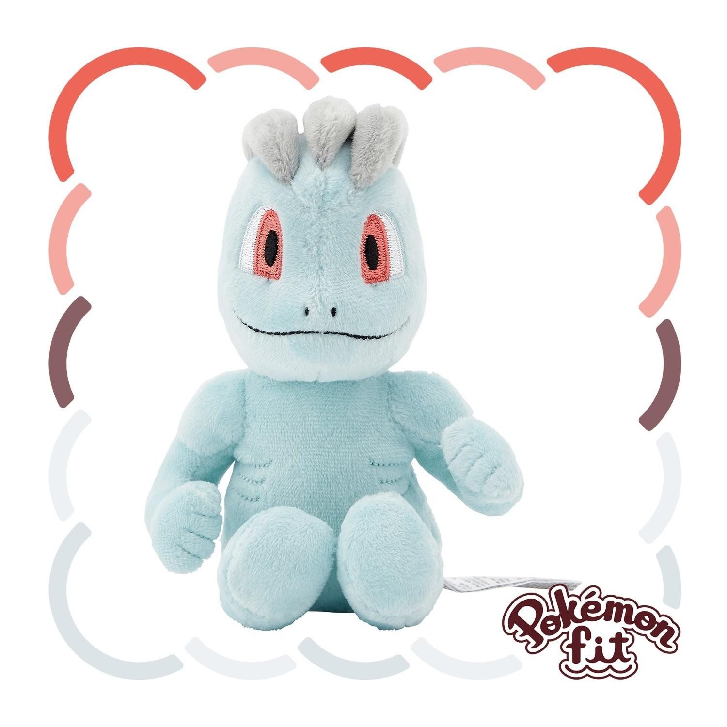 Pokémon Center Plüschfigur Pokemon Machollo Kuscheltier - 15 cm Plüschtier Machop