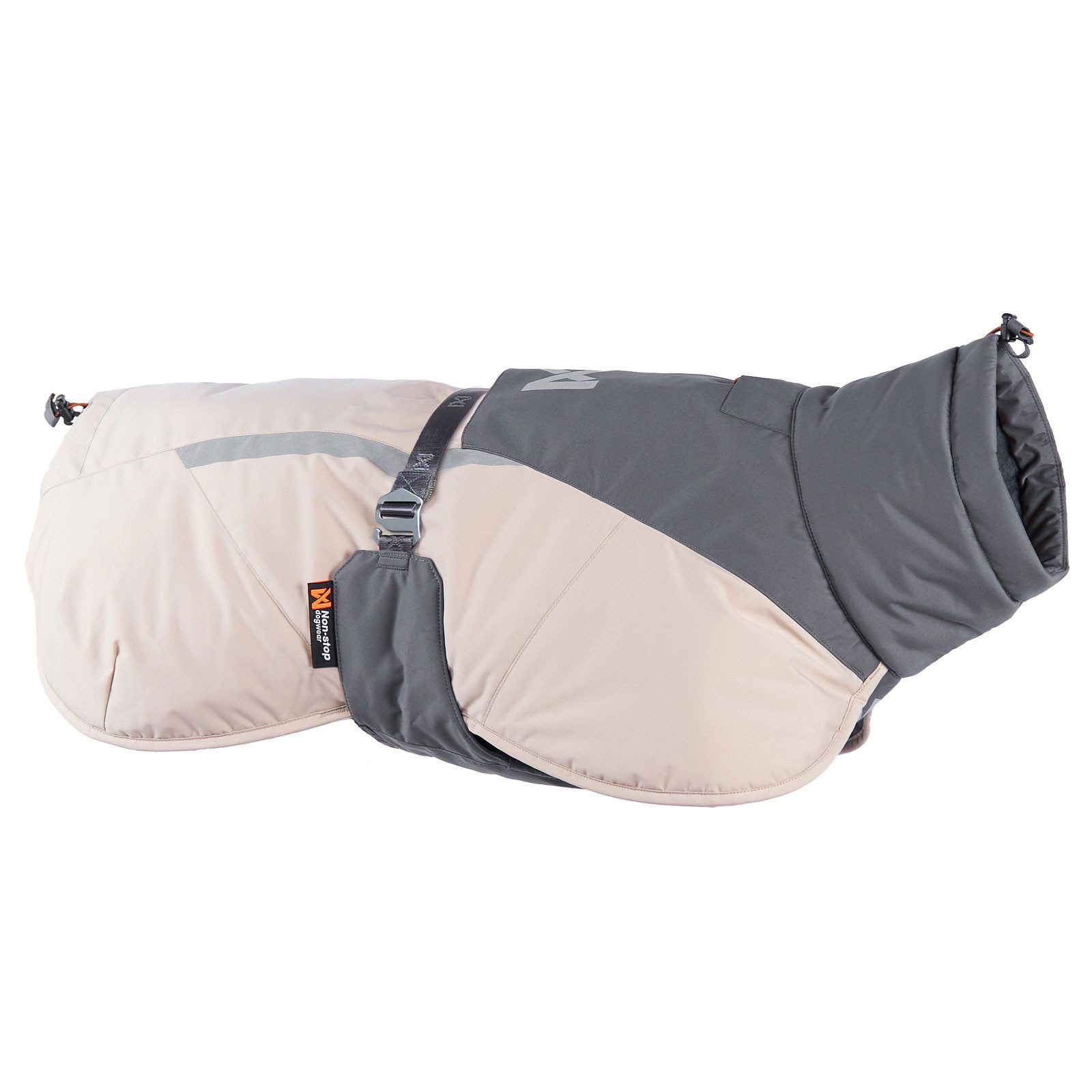 Non-stop dogwear Hundejacke GLACIER Wool Jacket 3.0 grey, Hält Deinen Hund an kalten und nassen Tagen warm