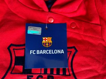 FC Barcelona Kapuzenpullover »FC Barcelona Kinder Pullover, FC Barcelona Baby Hooded Sweat, Rot kapuzen Pullover.«