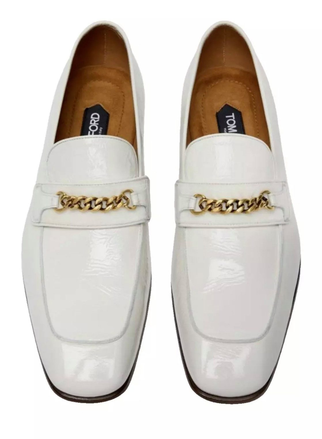 BAILEY Chain Loafer Slipper in Off-White Loafer