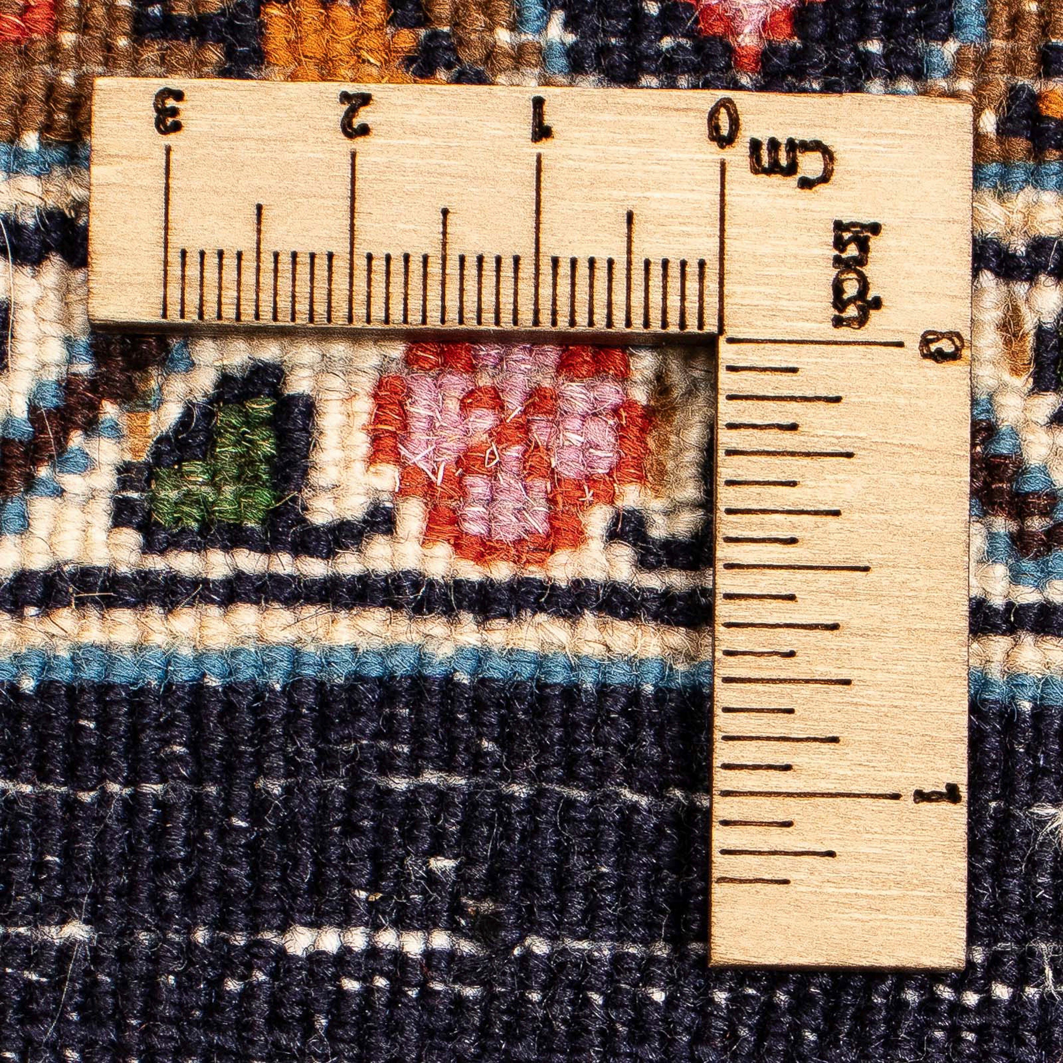 Orientteppich Perser - Classic mm, dunkelblau, Wohnzimmer, 10 253 - Zertifikat rechteckig, x morgenland, mit Handgeknüpft, Höhe: cm - Einzelstück 340