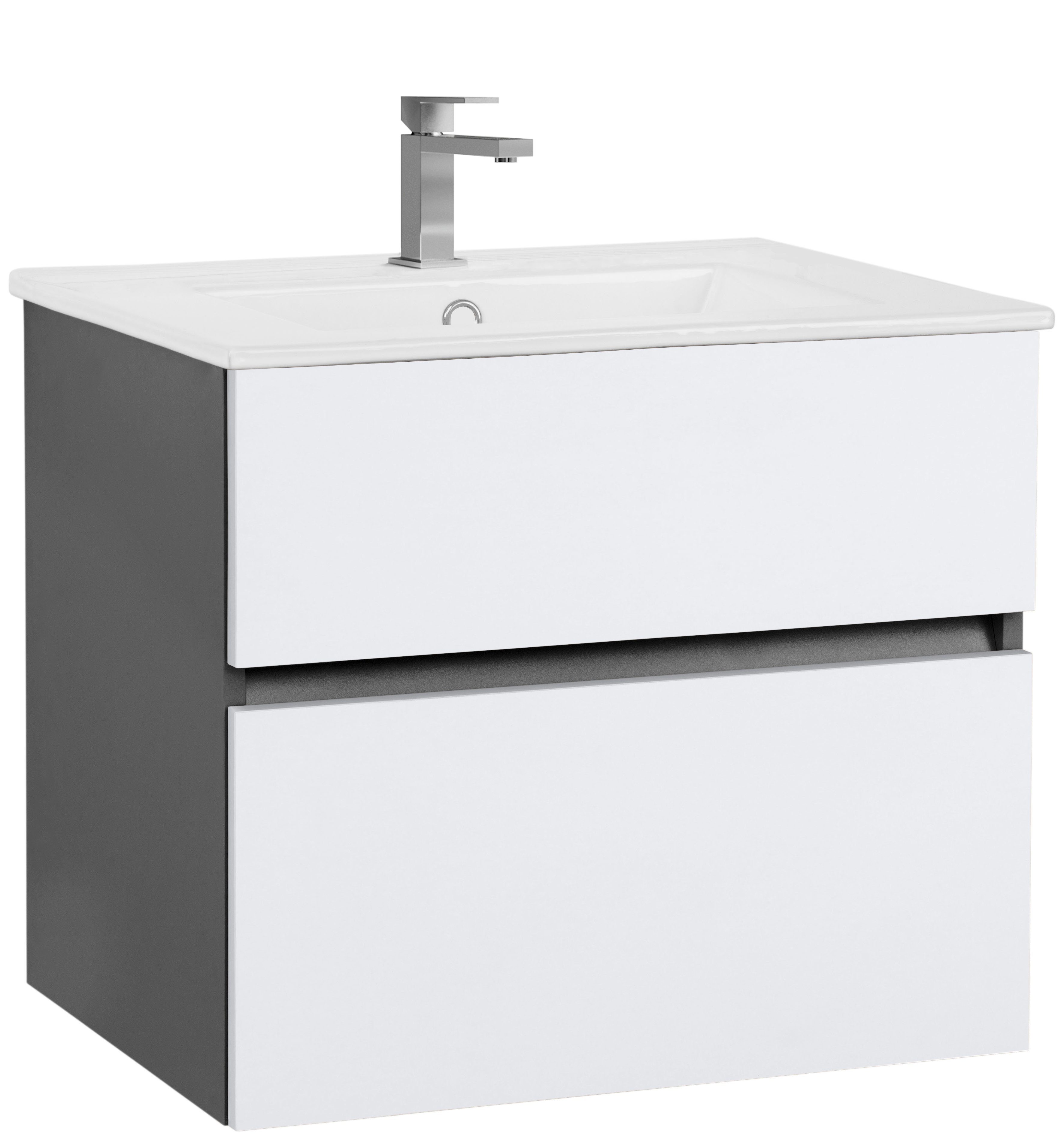 Home affaire Waschtisch Wisla, Waschplatz, Badezimmerschrank (Set, 2-St., W günstig online kaufen