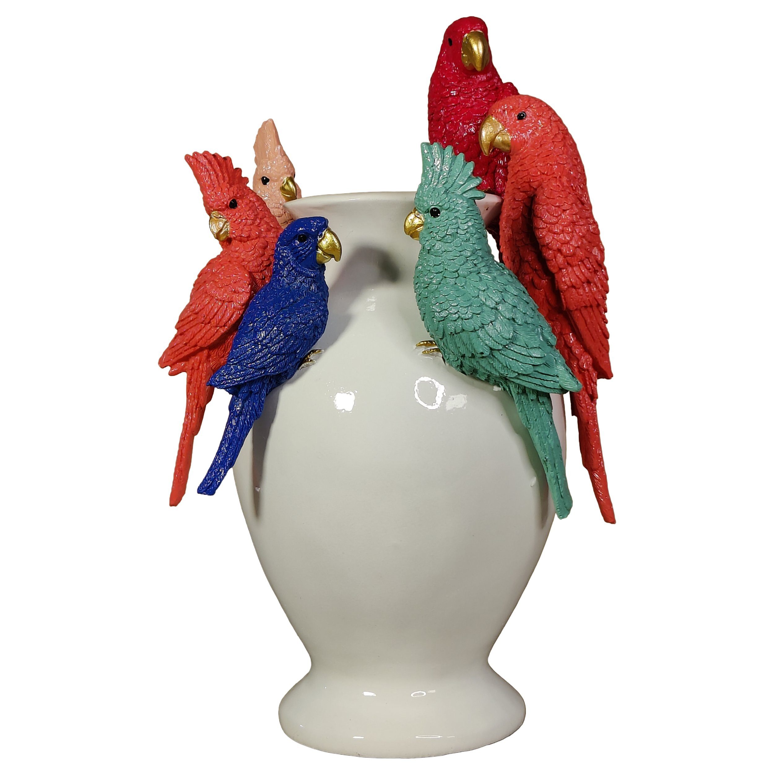 colourliving Dekovase Moderne Designer-Vase mit Tier-Motiven – für Kunstblumen (1 St), modern, extravagant, luxuriös