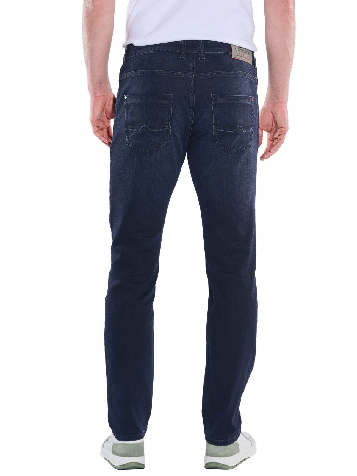 Engbers Stretch-Jeans Herren Jeans 5-Pocket Superstretch, Indigoblau günstig online kaufen