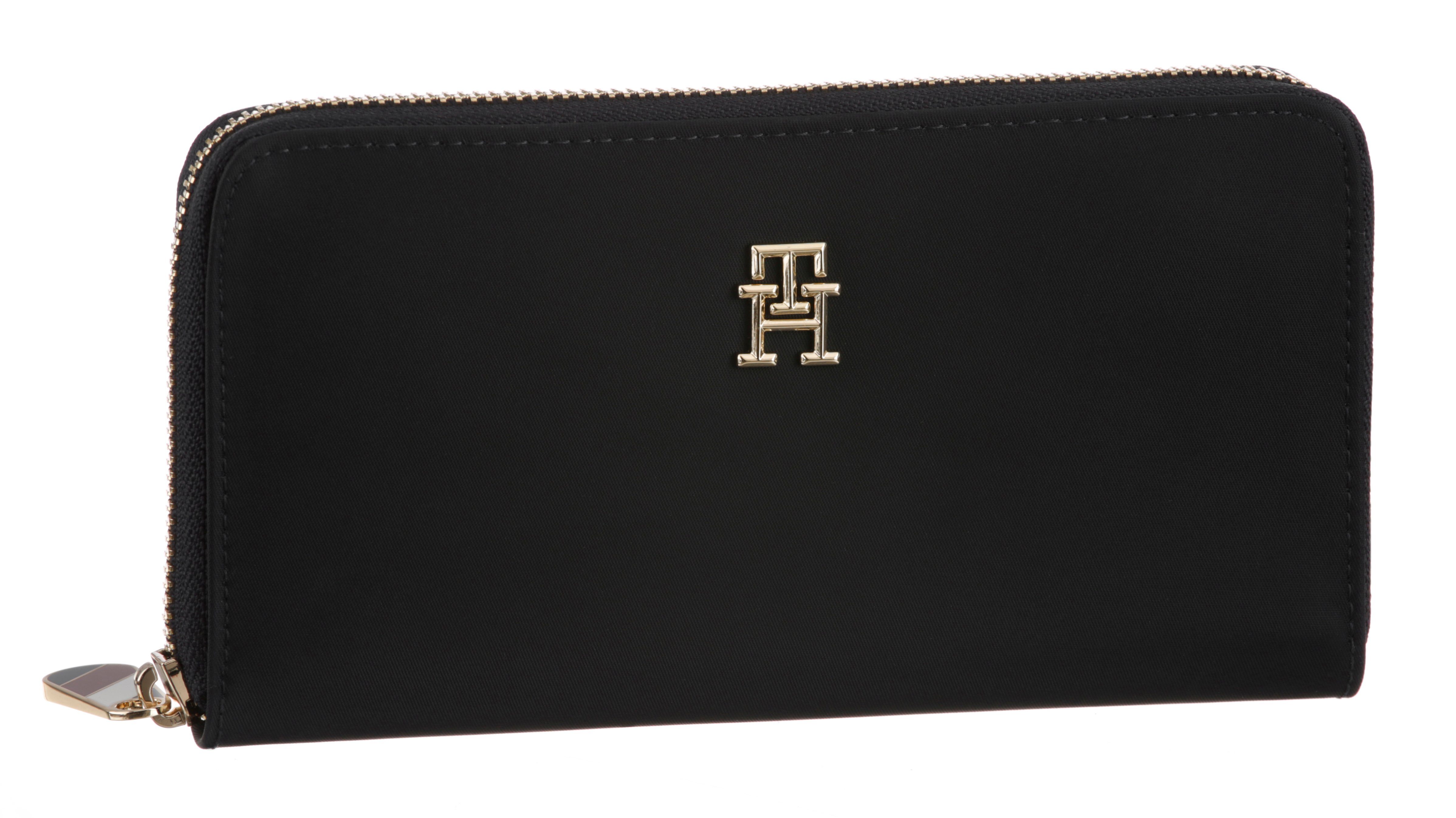 Tommy Hilfiger Geldbörse POPPY NEW LARGE ZA WALLET, mit goldfarbenen Details