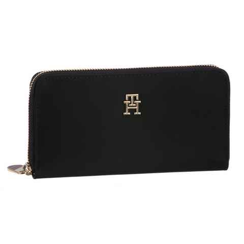 Tommy Hilfiger Geldbörse POPPY NEW LARGE ZA WALLET, mit goldfarbenen Details