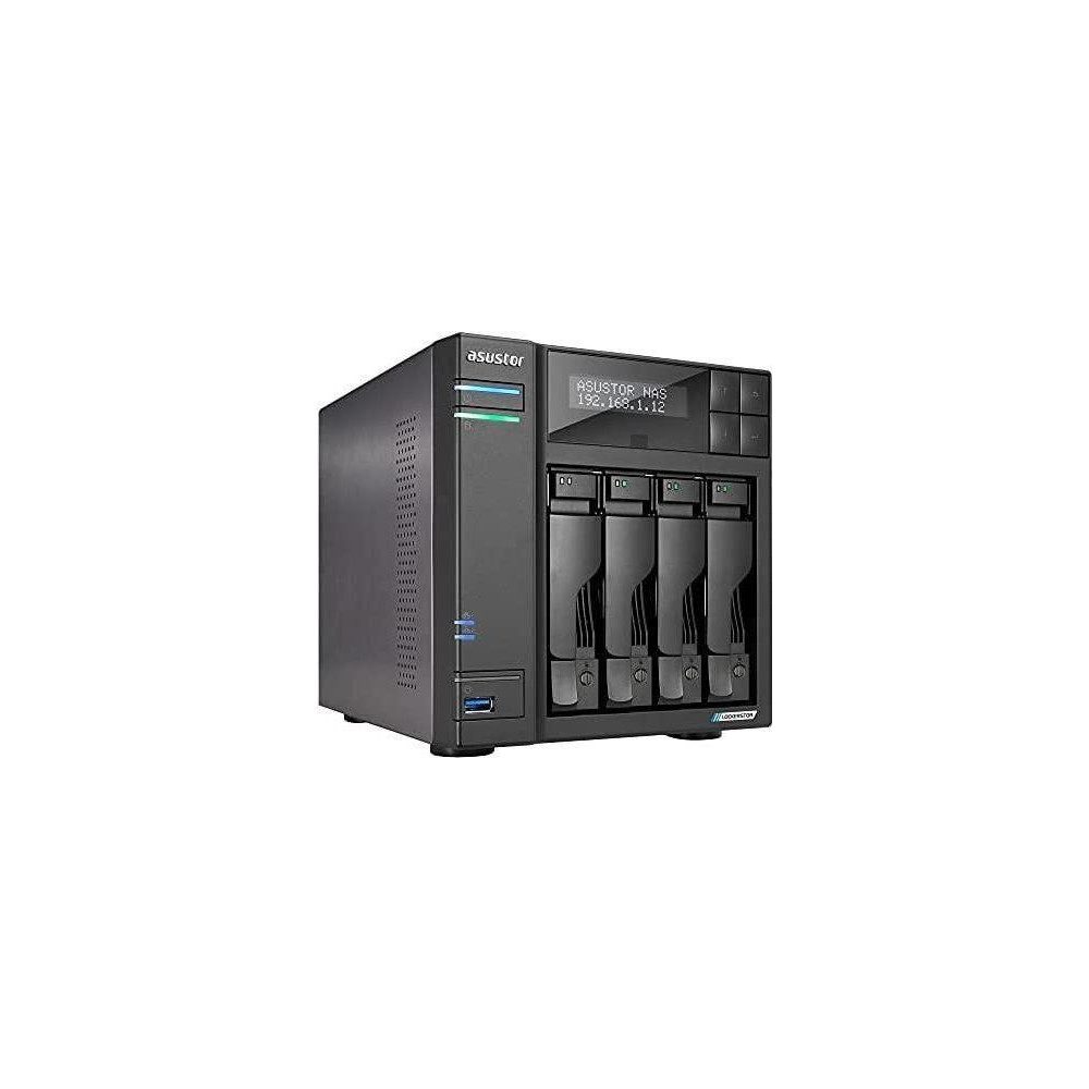 Asustor ASUSTOR AS6704T Gen2 Lockerstor 4 NAS 4-Bay Speicher interne-HDD-NAS-Festplatte (flexible Speicherkapazität) 4-Bay", 4 Einschübe für flexible Speicherkapazität