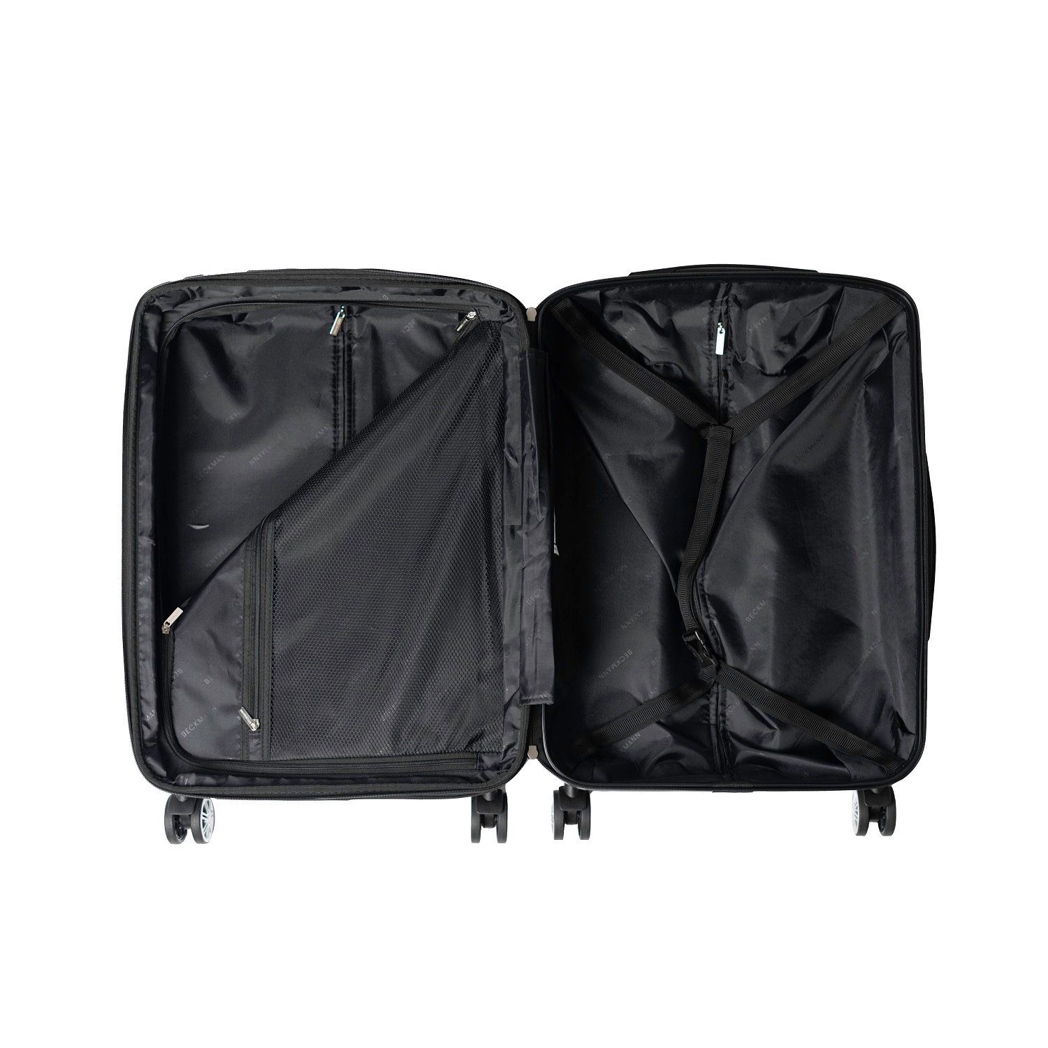 Beckmann Reisetasche Motion Cabin Trolley Black Handgepäck Koffer (1 Stück), Hartschalen-Koffer, Cabin Size, Reisekoffer