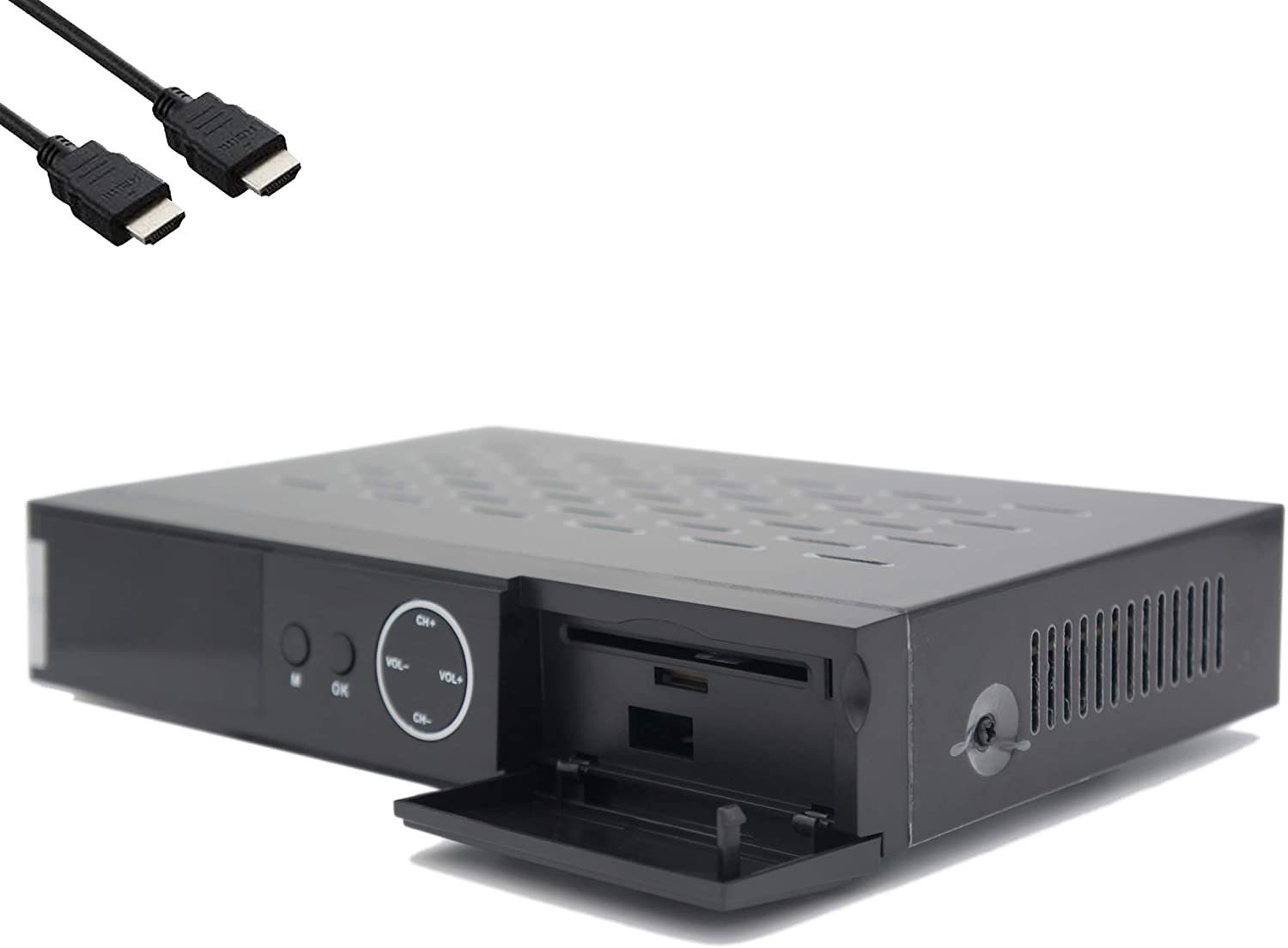Protek SAT-Receiver HDR Tuner, 2X Twin Twin Linux X2 SAT DVB-S2 E2 OpenATV Receiv UHD 4K -