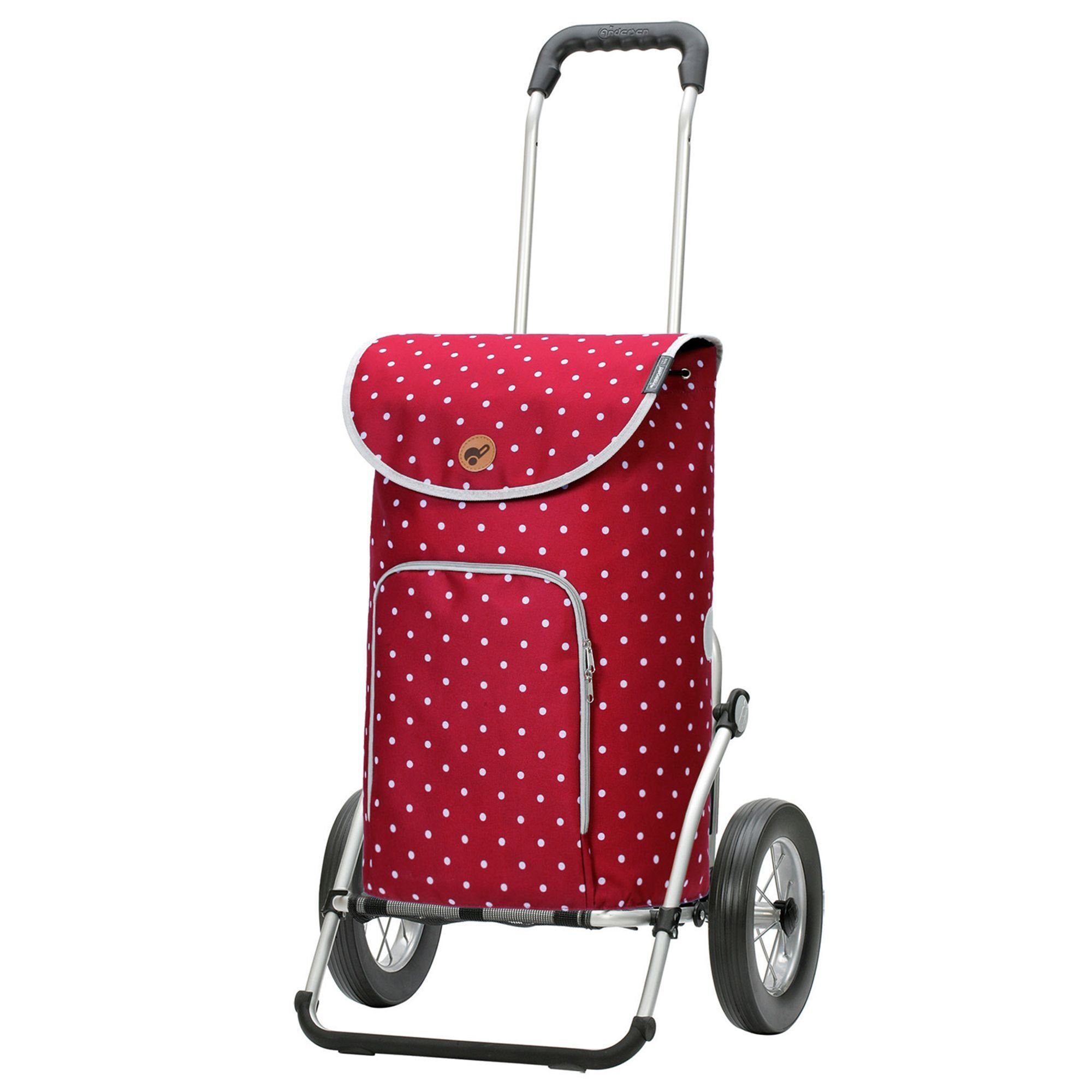 Andersen Einkaufstrolley Royal Shopper, 45 l, Reflektoren rot | Einkaufstrolleys