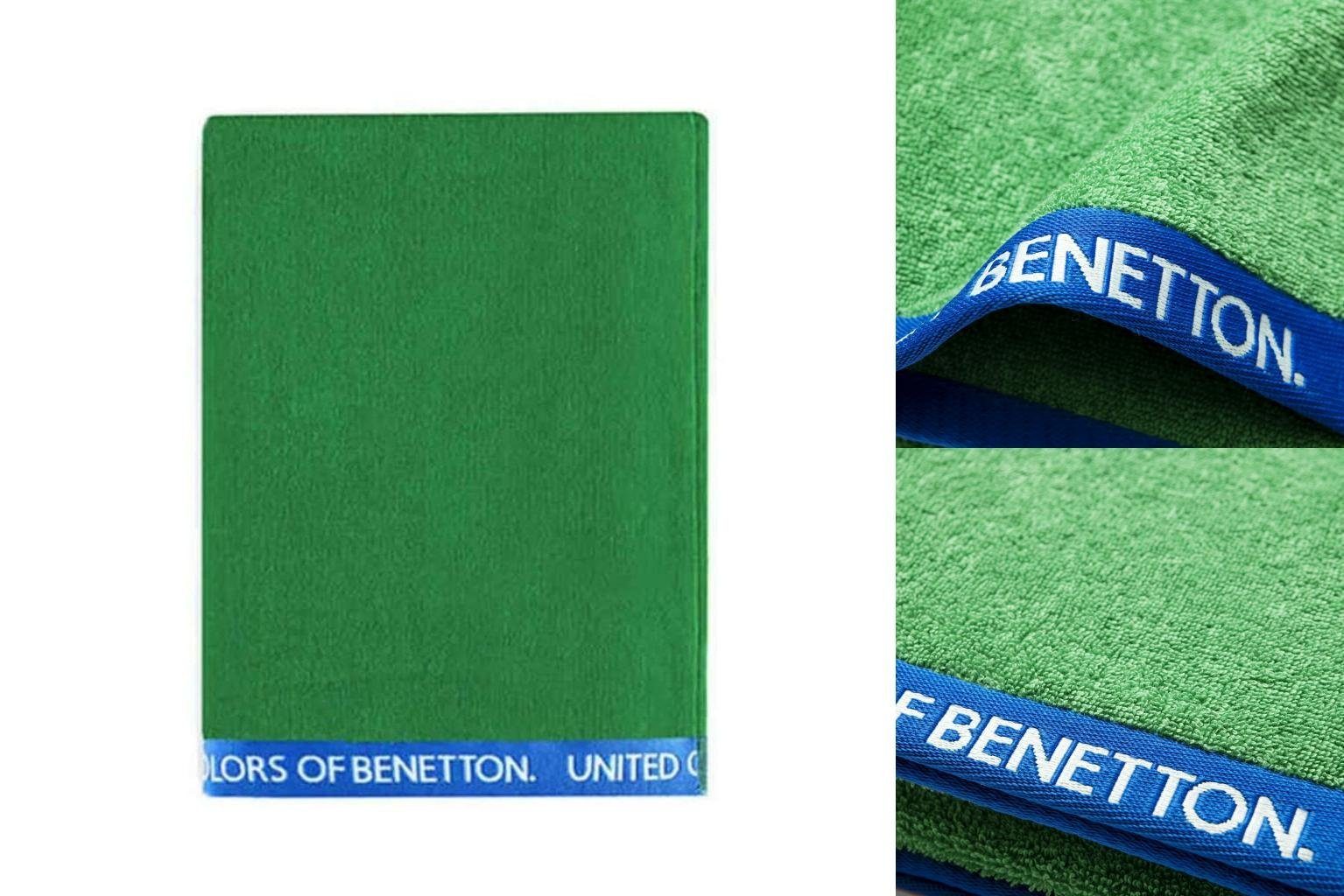 United Colors Handtuch x 90 Benetton cm Strandbadetuch of Rainbow 160 Benetton grün