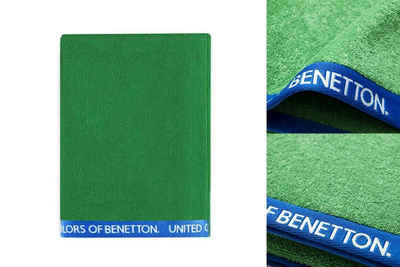 United Colors of Benetton Handtuch Strandbadetuch Benetton Rainbow grün 160 x 90 cm