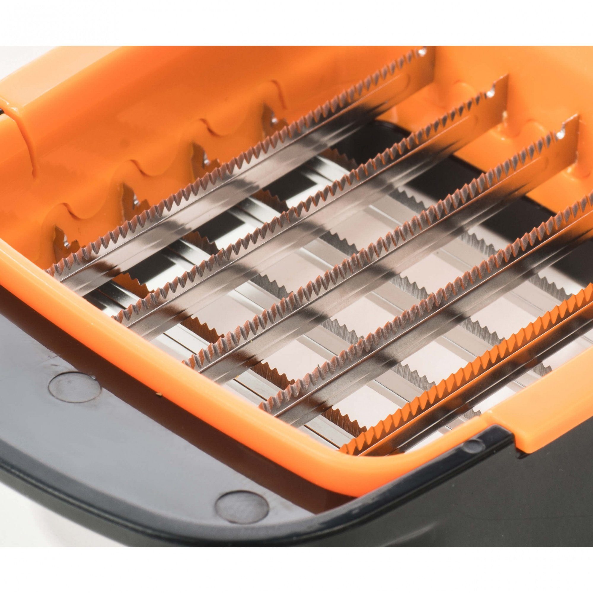 Genius Gemüseschneider Nicer Dicer Quick Zerkleiner Manuell Gemüseschneider in Würfel, Multischneider mit austauschbaren Messereinsätzen – Bild 5 von 5