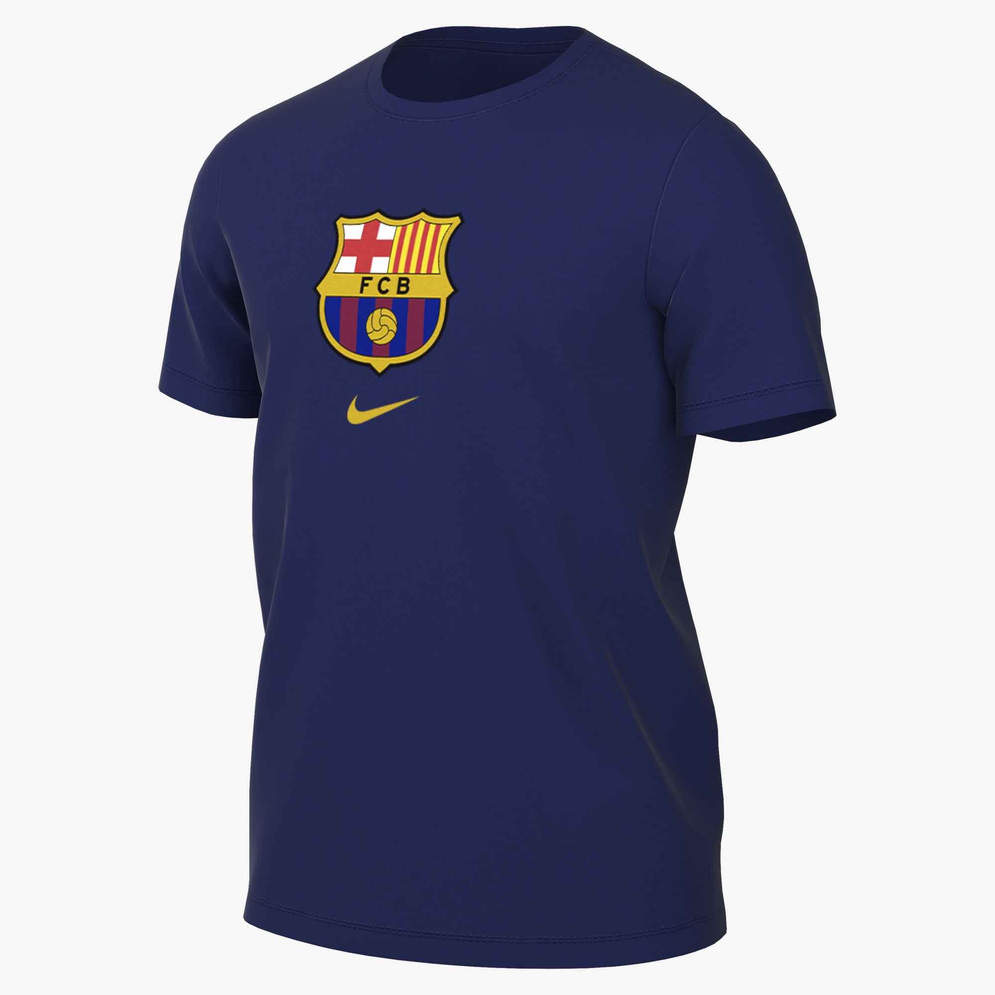 Nike T-Shirt FCB M NK CREST TEE sportlicher Stil, für vielseitige Aktivitäten