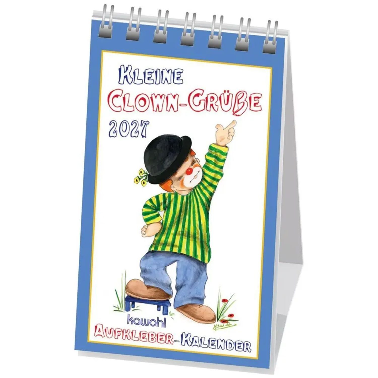 Tischkalender Kleine Clown-Grüße 2027