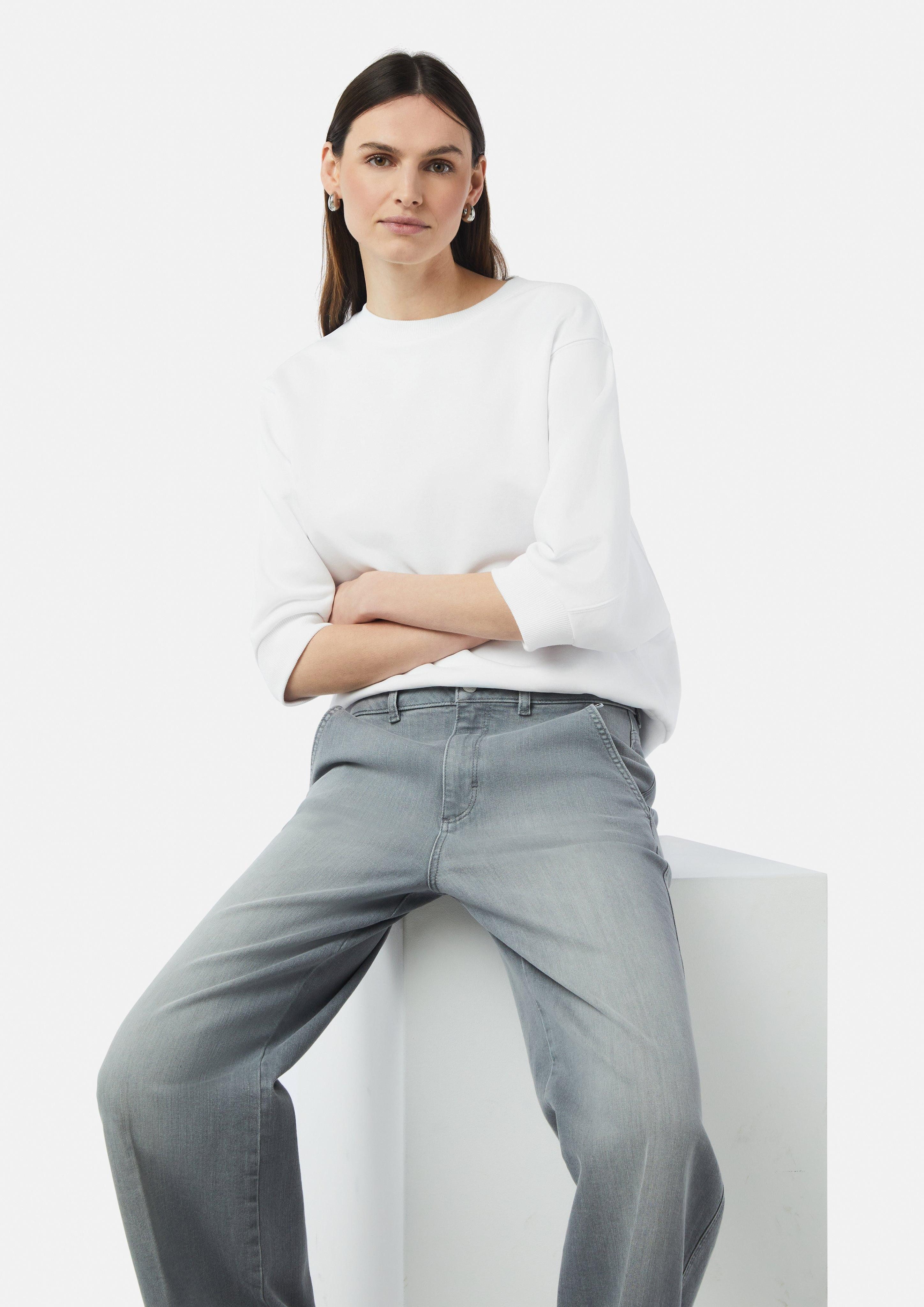 Sweatshirt Sweatshirt im Relaxed Fit mit weiten 3/4-Ärmeln