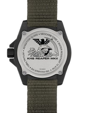 KHS Schweizer Uhr Reaper MKII Olivgrün/Schwarz