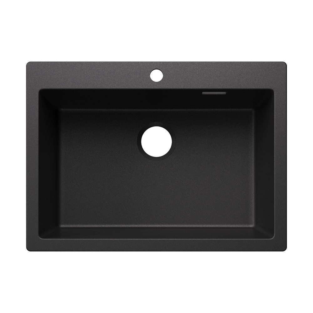 Blanco Granitspüle PLEON 8 Handbetätigung Silgranit Anthrazit, 70/510 cm
