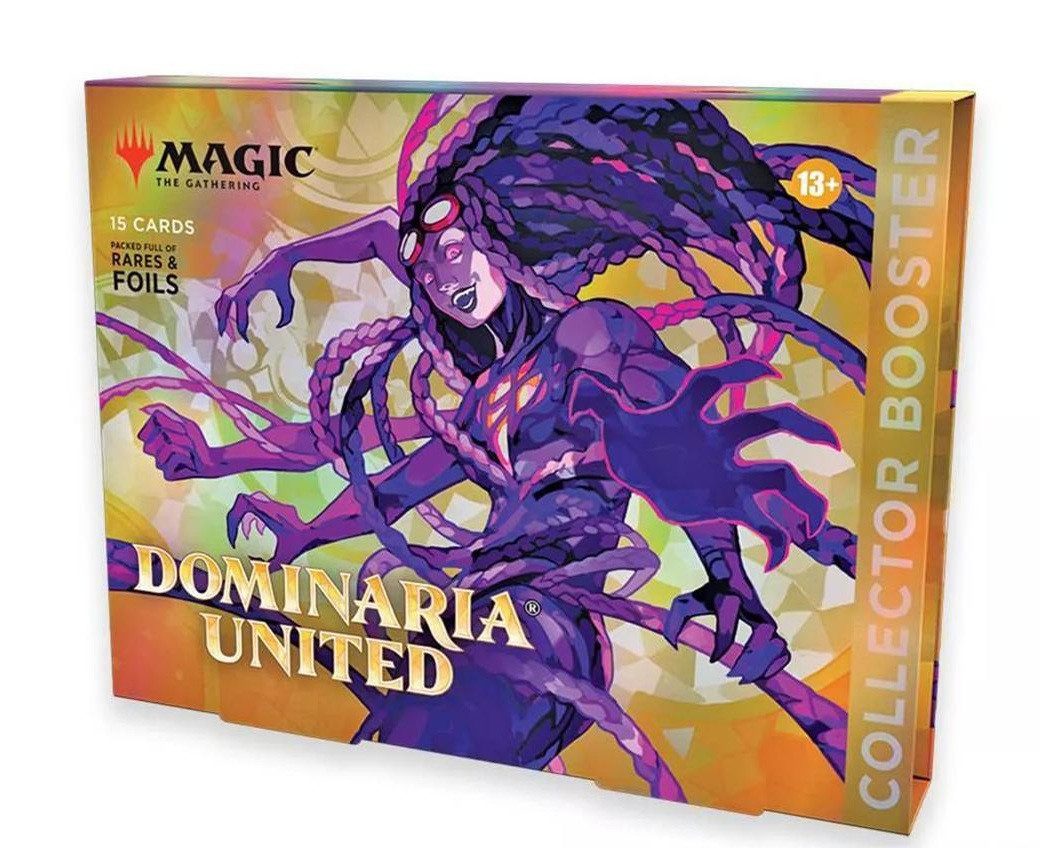 Magic the Gathering Sammelkarte Dominaria United Omega Collector Booster Pack Englisch, Includes Collector Pack
