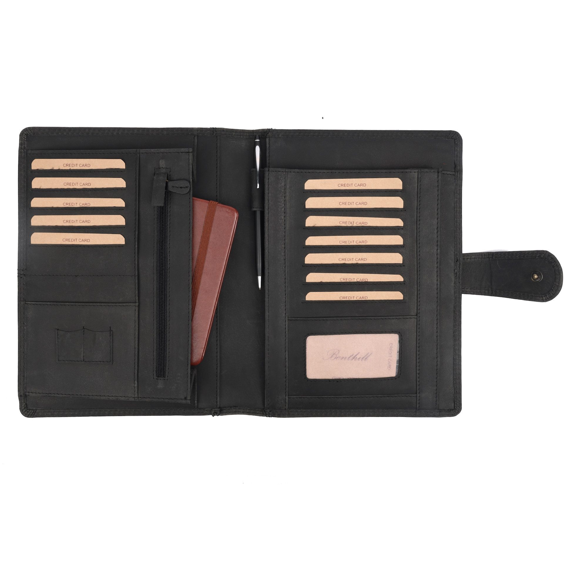 Aktenmappe Arbeitsmappe A5 Echt Leder Mappe Dokumentenmappe Organizer Travel