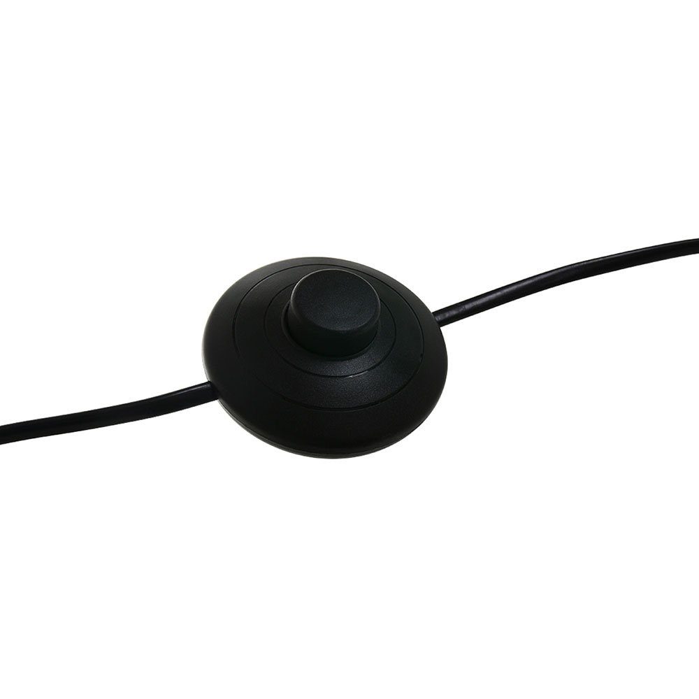 schwarz Leuchtmittel etc-shop Bogenlampe Bogenlampe, inklusive, Standleuchte große LED nicht schwarz Bogenstehlampe