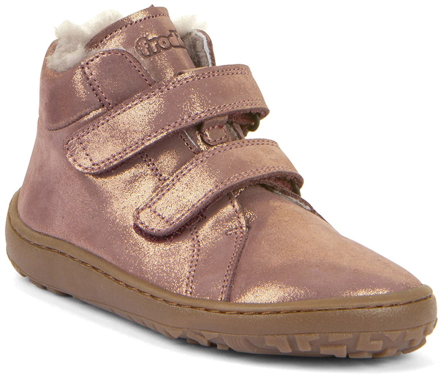 froddo® Froddo Barefoot Winter Furry Pink/Gold Sneaker