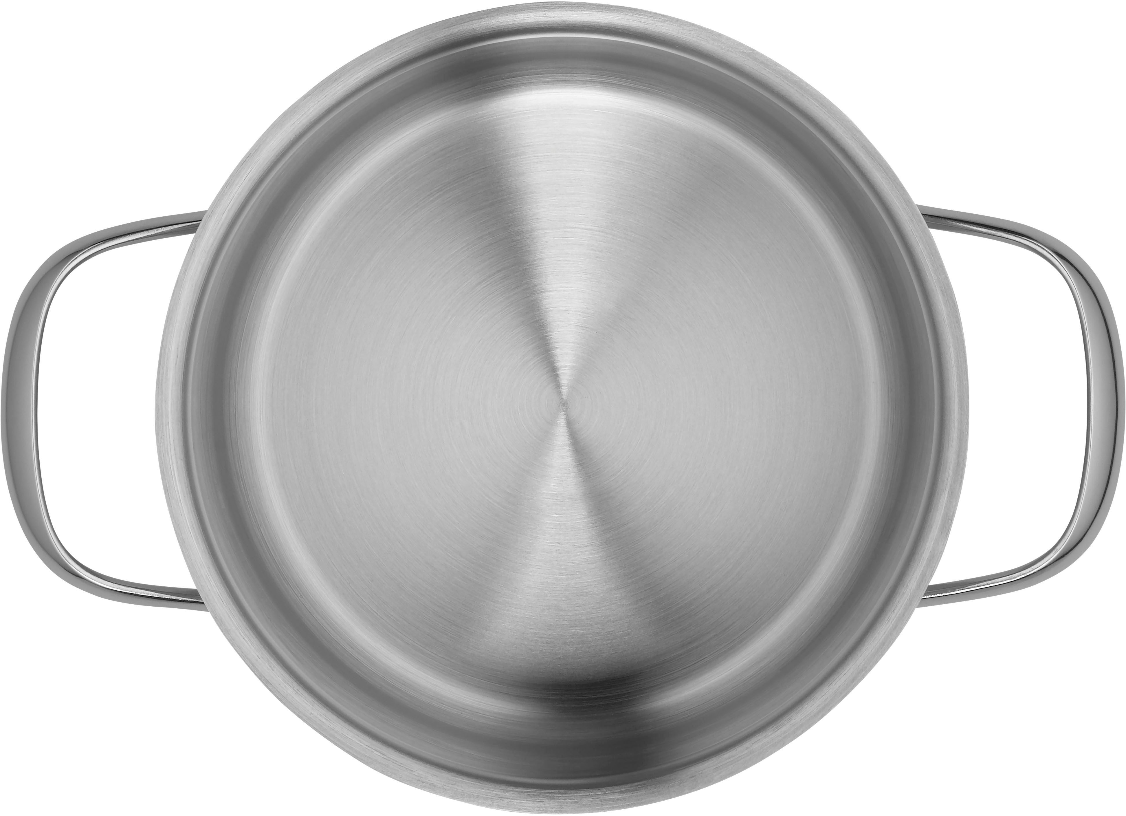 Silit Kochtopf Achat, Edelstahl 18/10 (2-tlg), rostfrei, Silitherm-Allherdboden, induktionsgeeignet