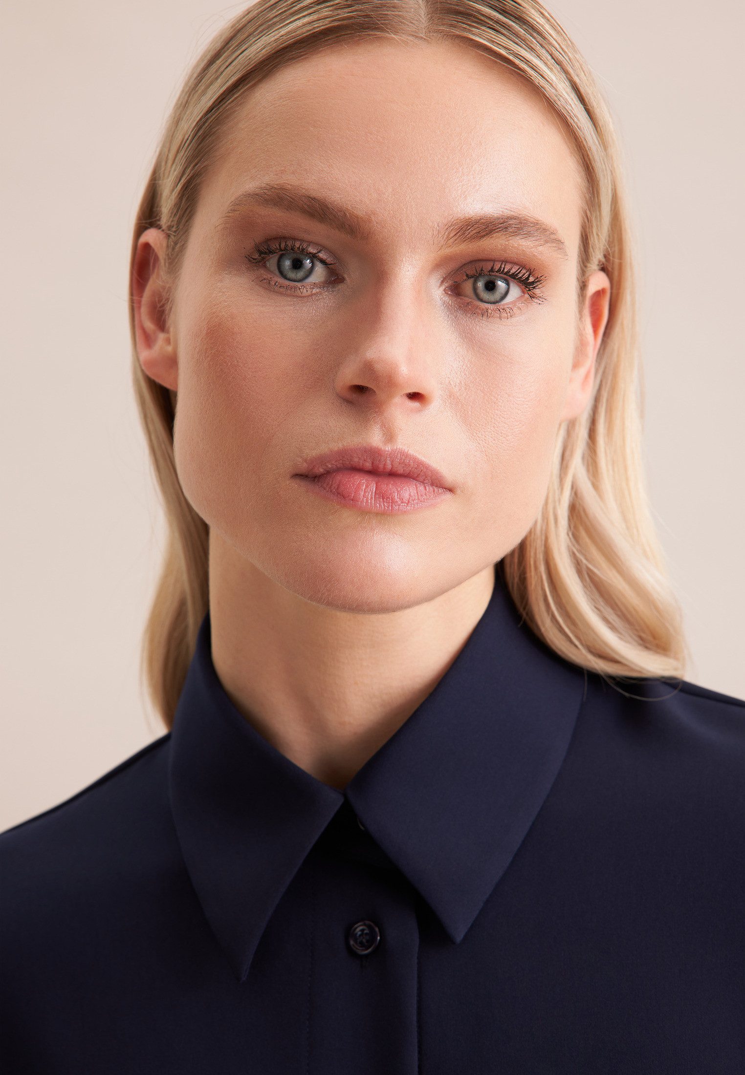 seidensticker Longbluse 1/1 Kragen Uni