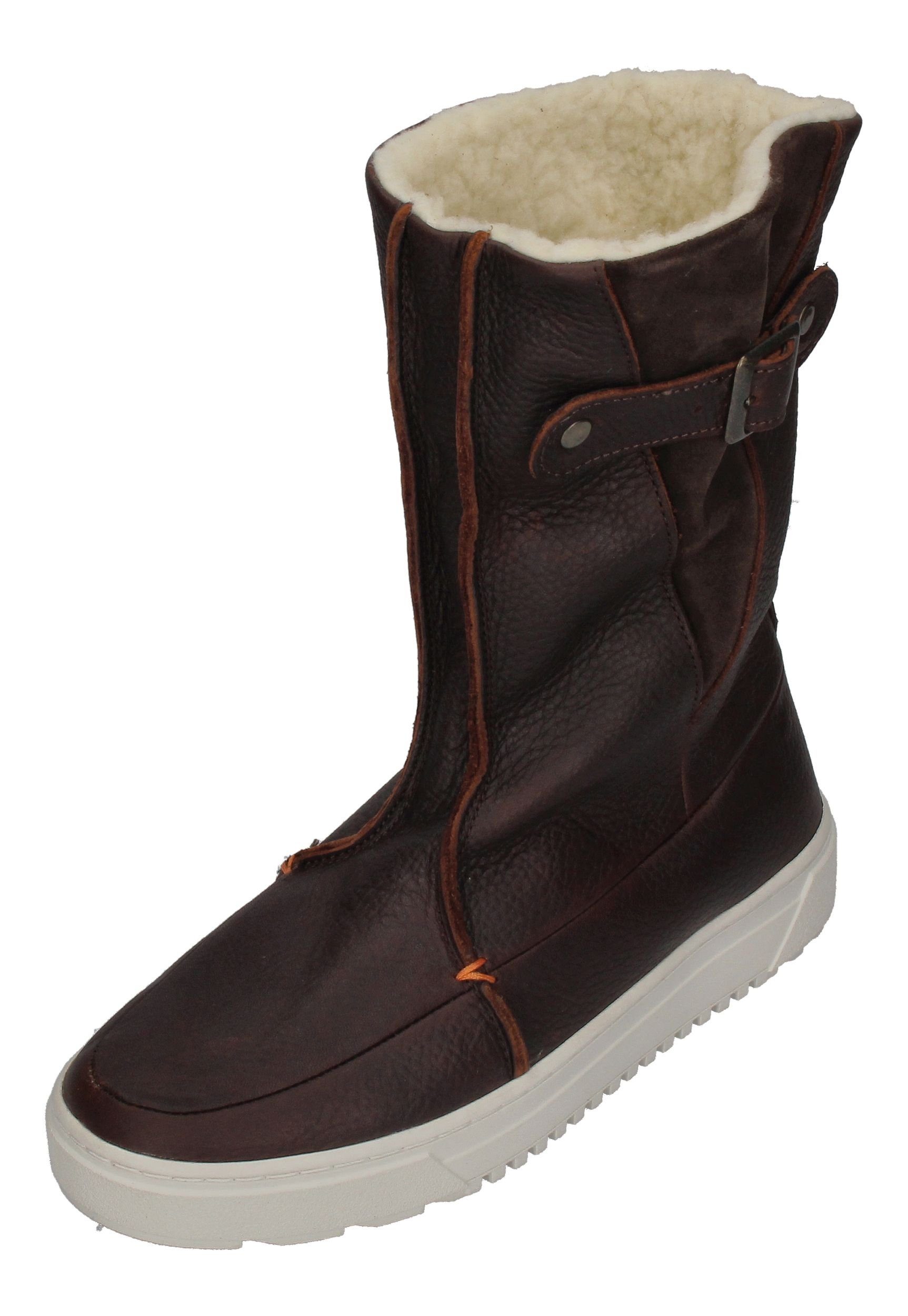 HUB Snow 3.0 Stiefelette Dark Brown White