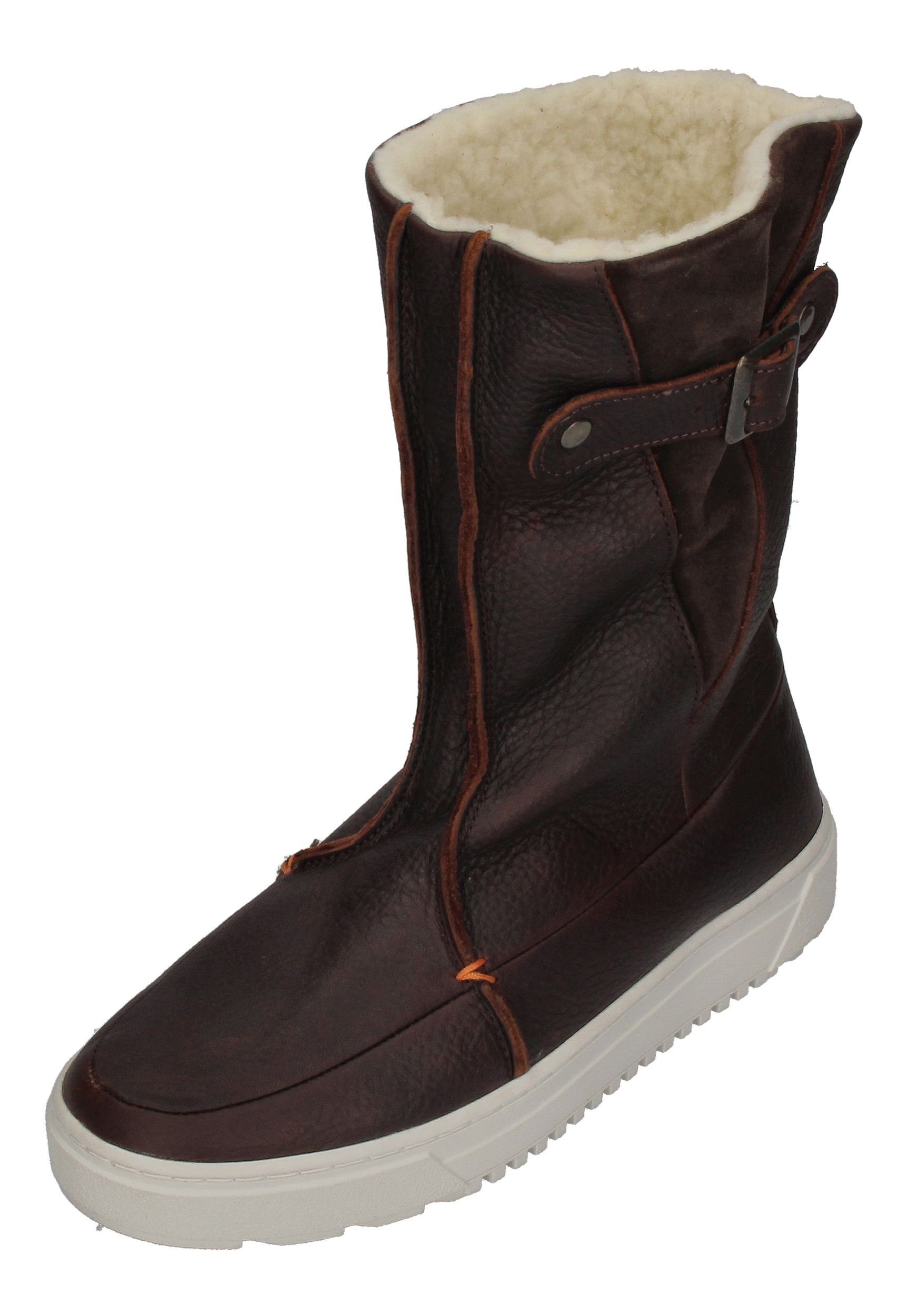 HUB Snow 3.0 Stiefelette Dark Brown White günstig online kaufen