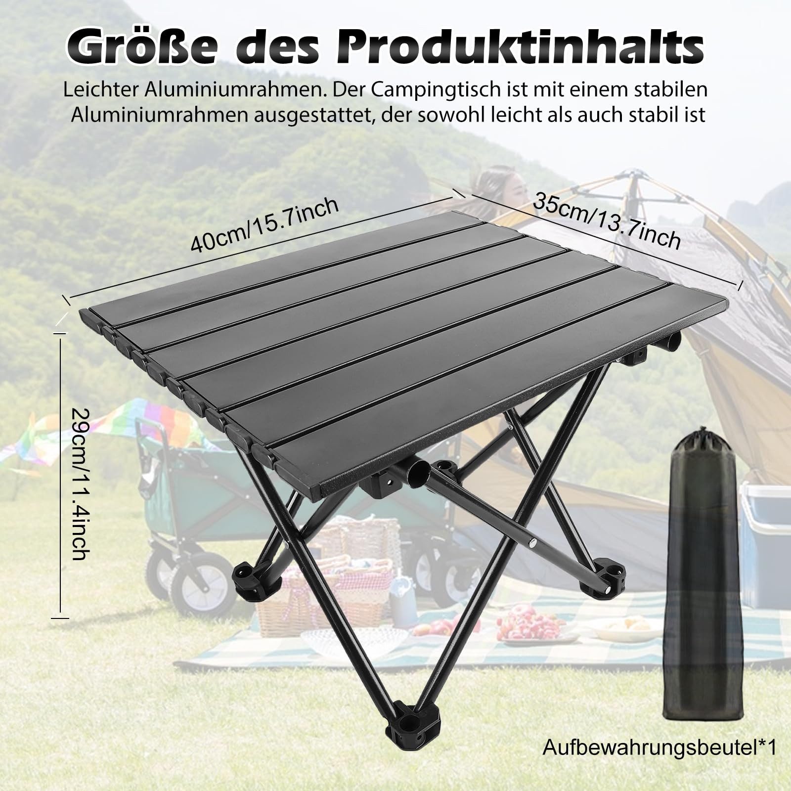 BlingBin Campingtisch klappbar Falttisch Ultra Reisetisch günstig online kaufen
