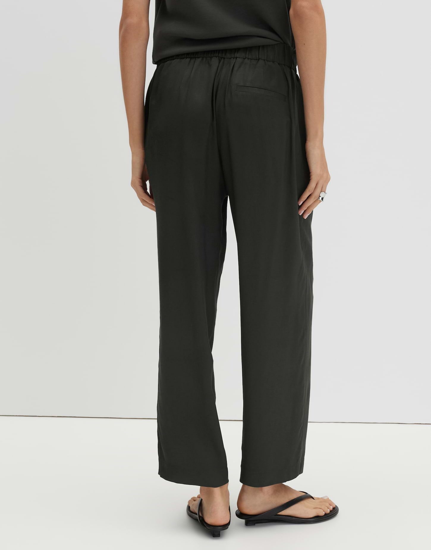 someday Stoffhose Cisilia pure aus Viskose mit Twillstruktur Relaxte City Pants mit Bundfalten