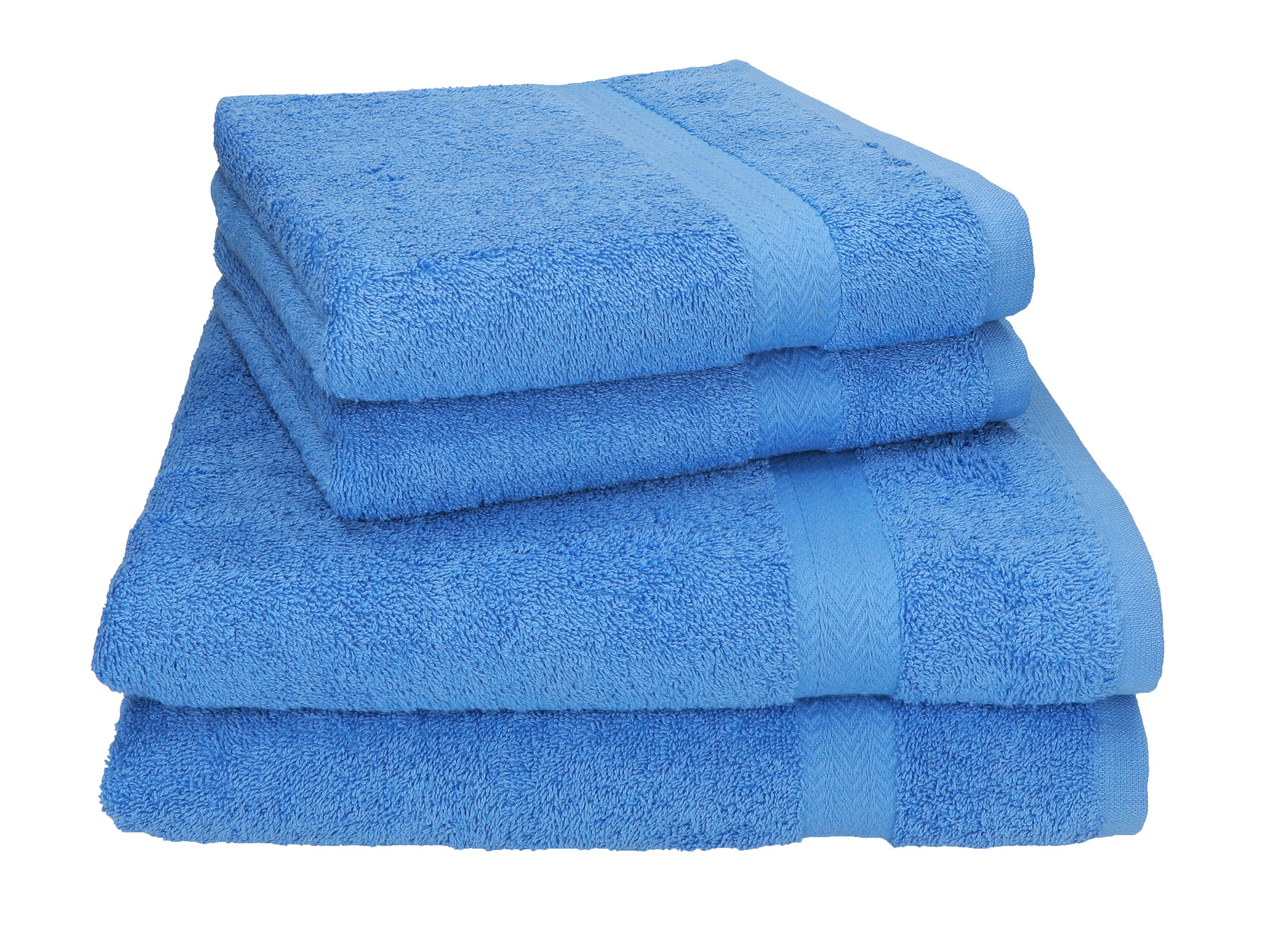 Betz Handtuch Set 4-tlg. PREMIUM 2 Handtücher und 2 Duschtücher, 100% Baumwolle (4-St)