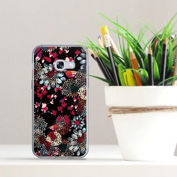 DeinDesign Handyhülle Dark Kimono, Silikon Hülle, Bumper Case, Handy Schutzhülle, Smartphone Cover Blumen Design Abstrakt