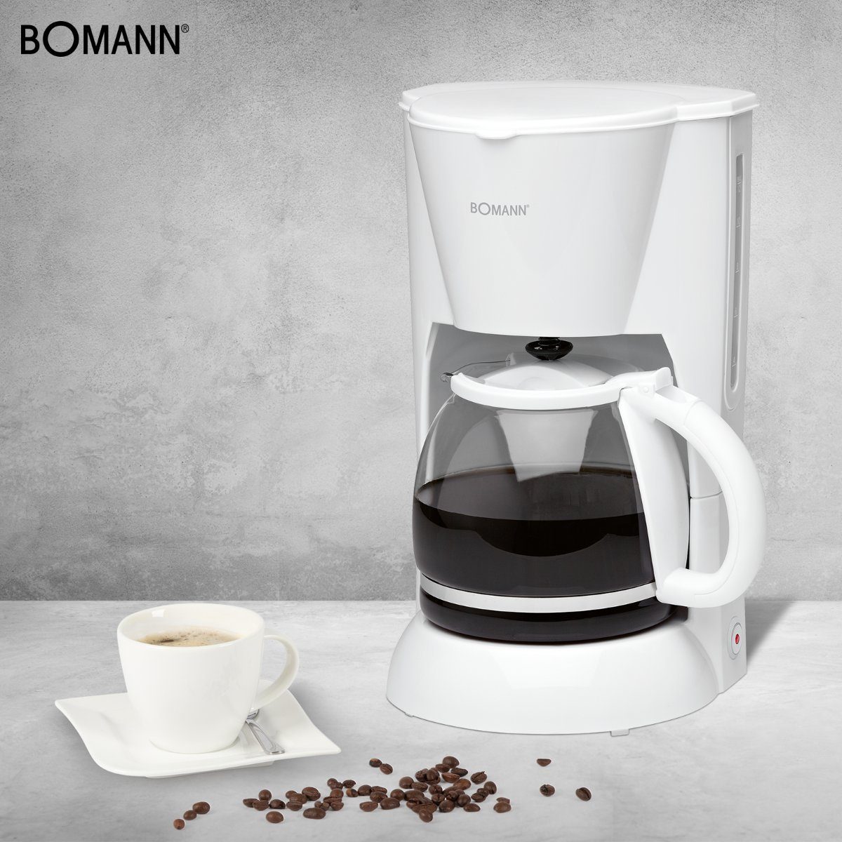 BOMANN Filterkaffeemaschine KA 183 CB weiß