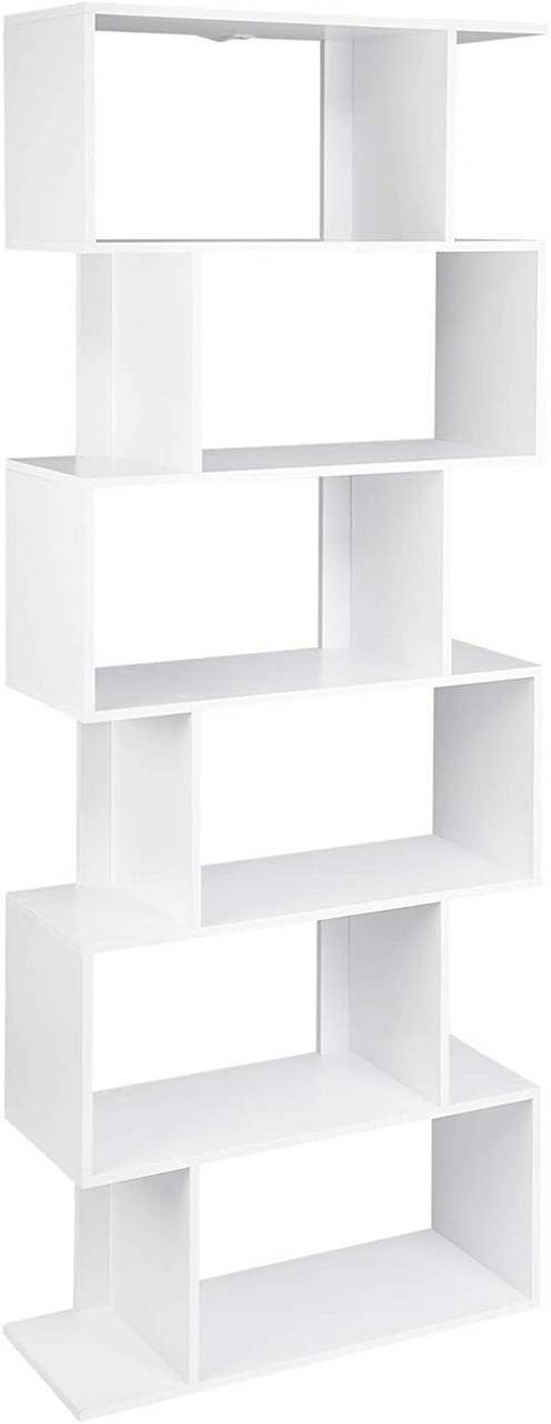 Woltu Bücherregal, 1-tlg., 6 Fächer, Holzwerkstoff, günstig online kaufen