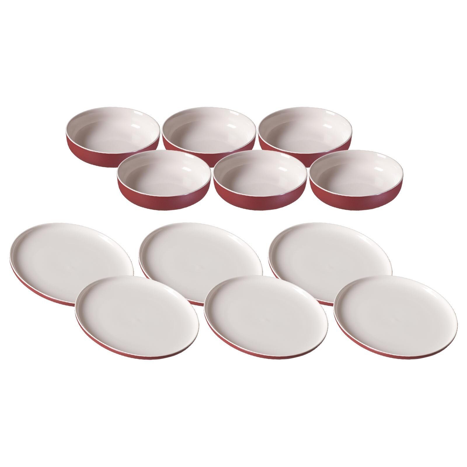 Ritzenhoff & Breker Комбіноване обслуговування Jasper Teller und Schalenset 12er Set (12-tlg), Keramik