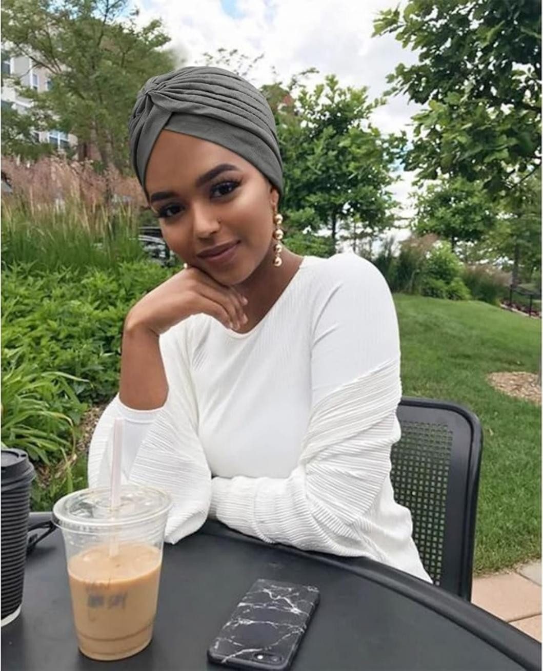 Coonoor Turbanmütze Afrikanischer Damen Geflecht Kopfbedeckung Kopftücher C günstig online kaufen