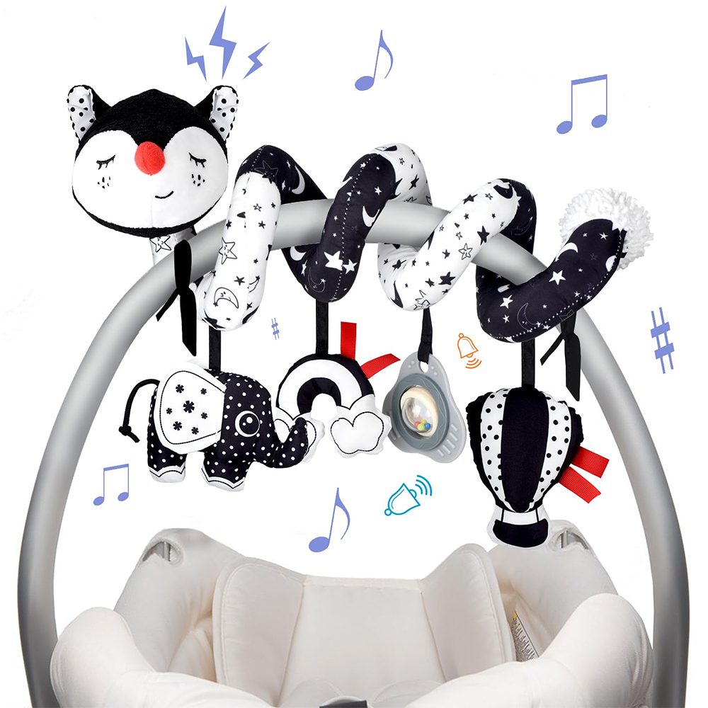 CLTYQ Greifspielzeug Activity Spirale Spielzeug mit Musik,Hängen Plüsch Kon günstig online kaufen