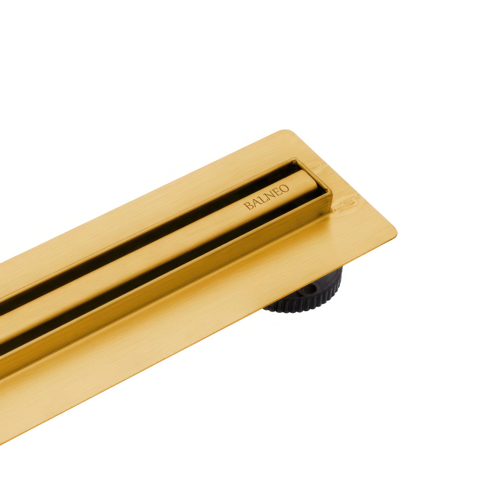 KOLMAN Duschrinne Slim & Low Proline Edelstahl Flach Bodenablauf 70 cm,Komplettset, in Gold