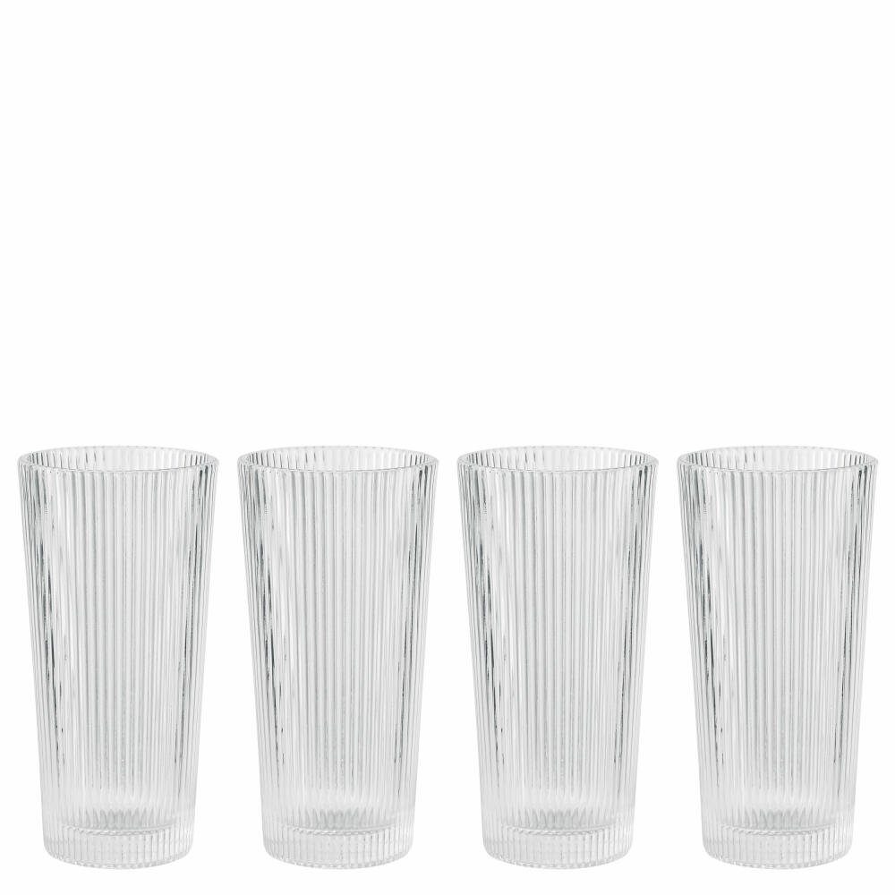 Stelton Gläser-Set Longdrinkglas Pilastro 4er Set, Glas