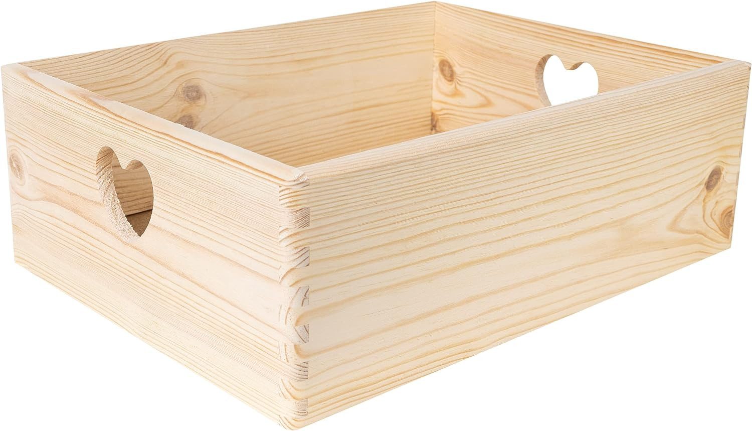 Creative Deco Aufbewahrungsbox Holzkiste Obstkiste Korb günstig online kaufen