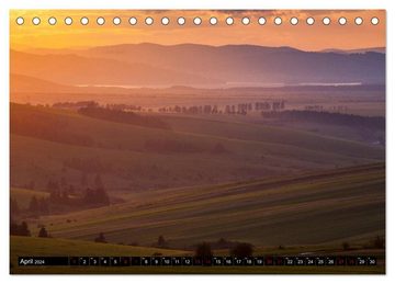 CALVENDO Wandkalender Berge. Polen (Tischkalender 2024 DIN A5 quer), CALVENDO Monatskalender