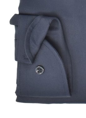 MARVELIS Businesshemd Businesshemd - Comfort Fit - Langarm - Einfarbig - Marine