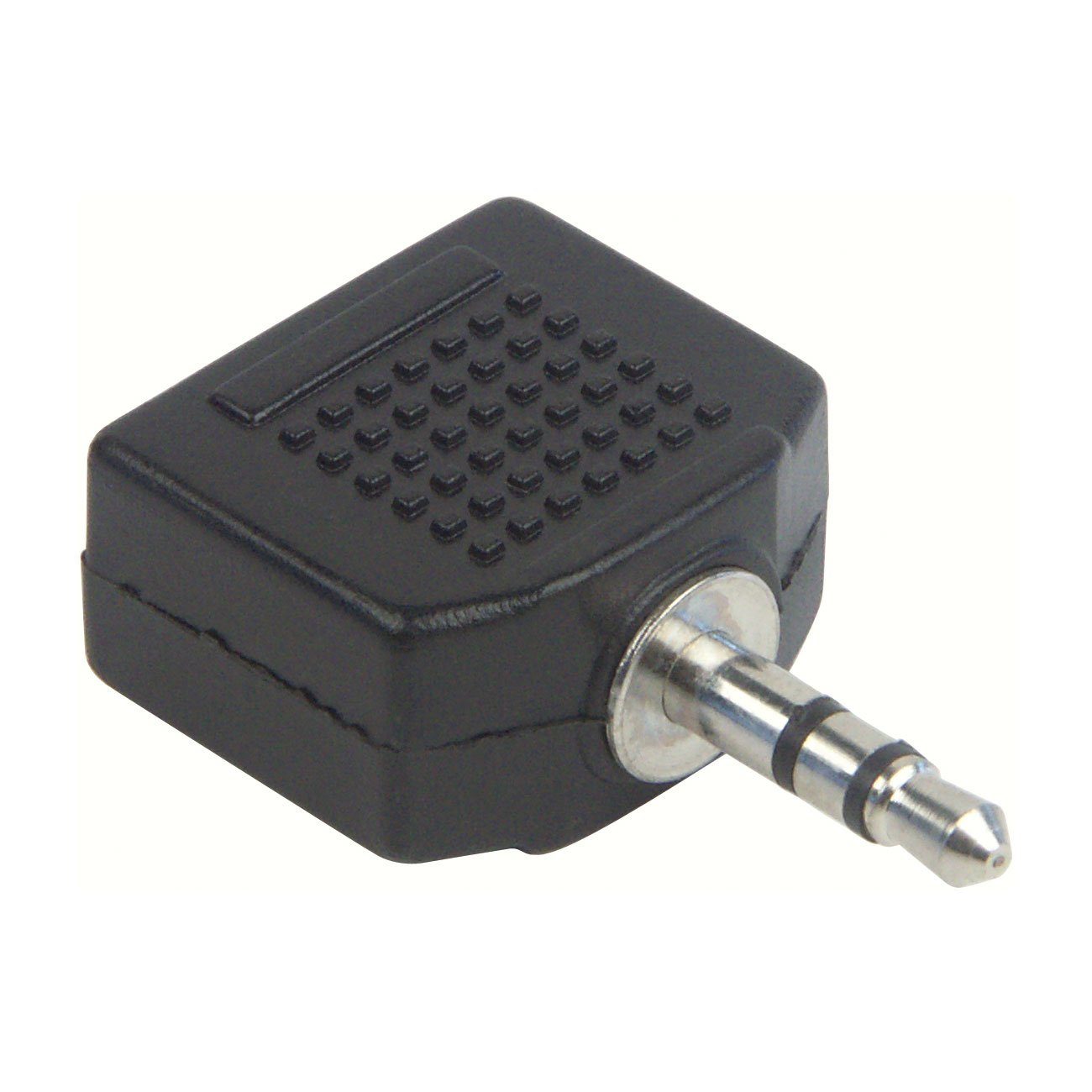 Schwaiger KHA4080 533 Audio-Adapter 3,5mm Klinkenstecker zu 3,5mm Klinkenbuchse, zum Anschluss mehrerer Kopfhörer