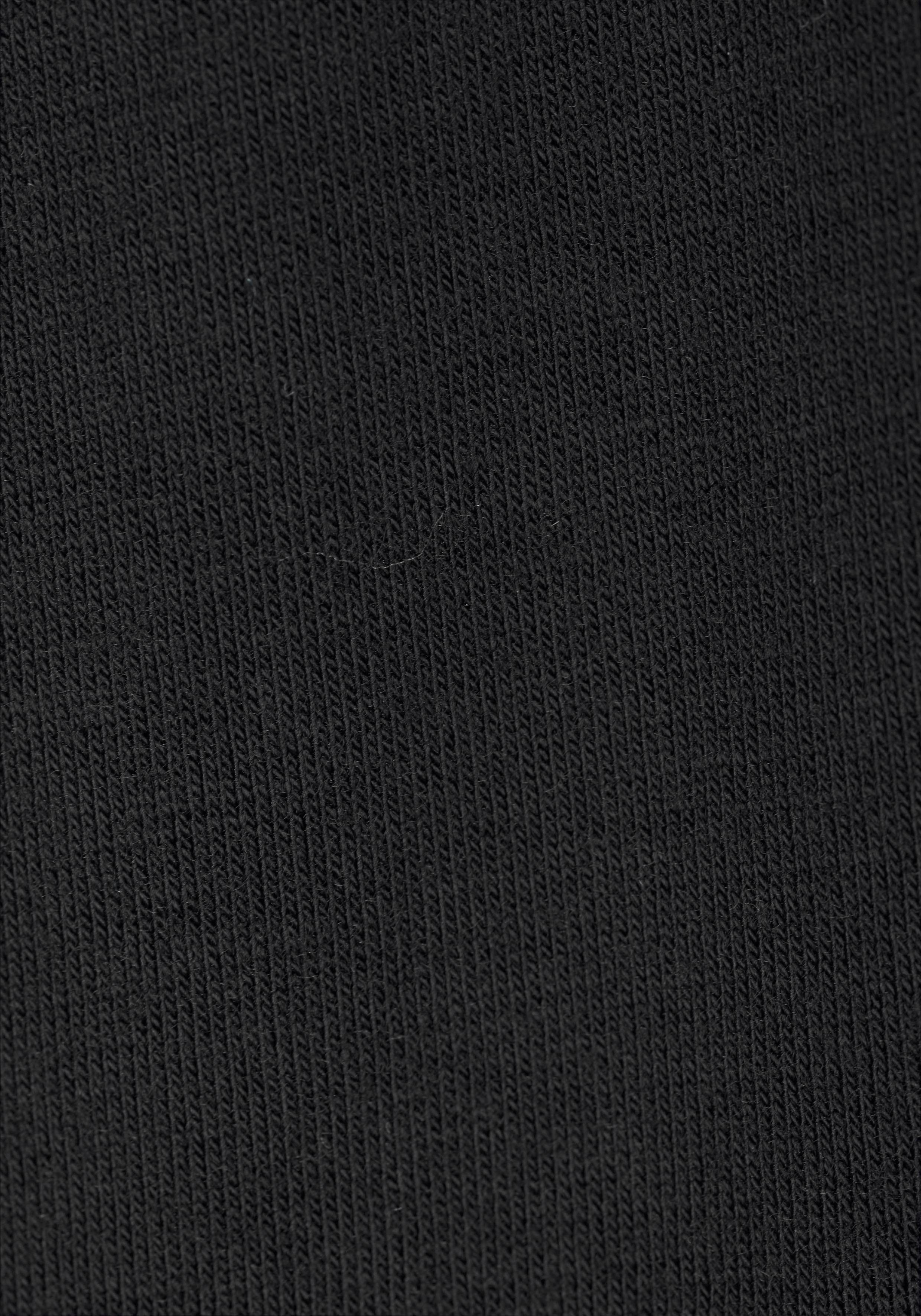 LASCANA Strandshirt mit schwarz Spitzeneinsatz