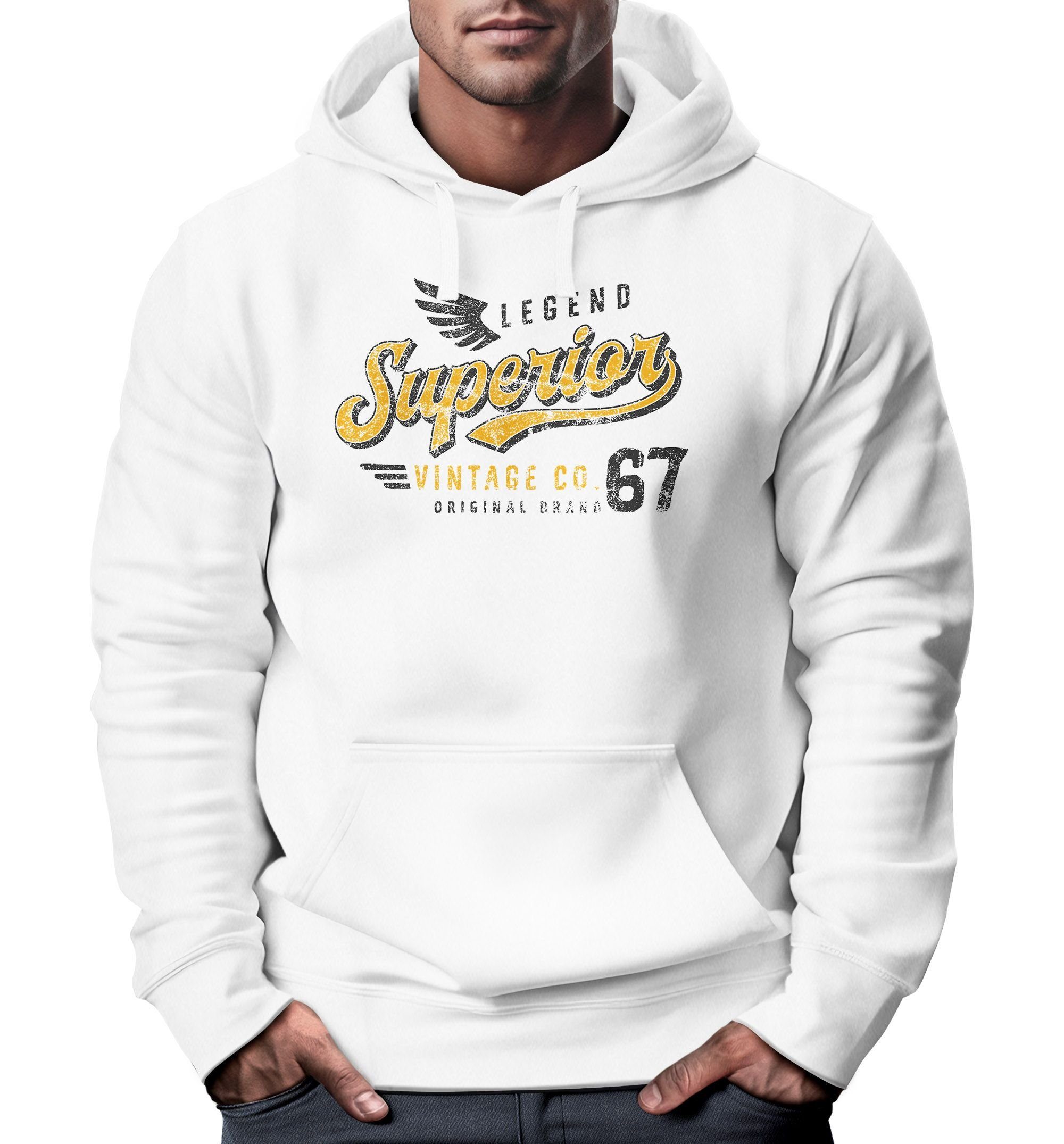 Neverless Hoodie Hoodie Herren Vintage Retro günstig online kaufen