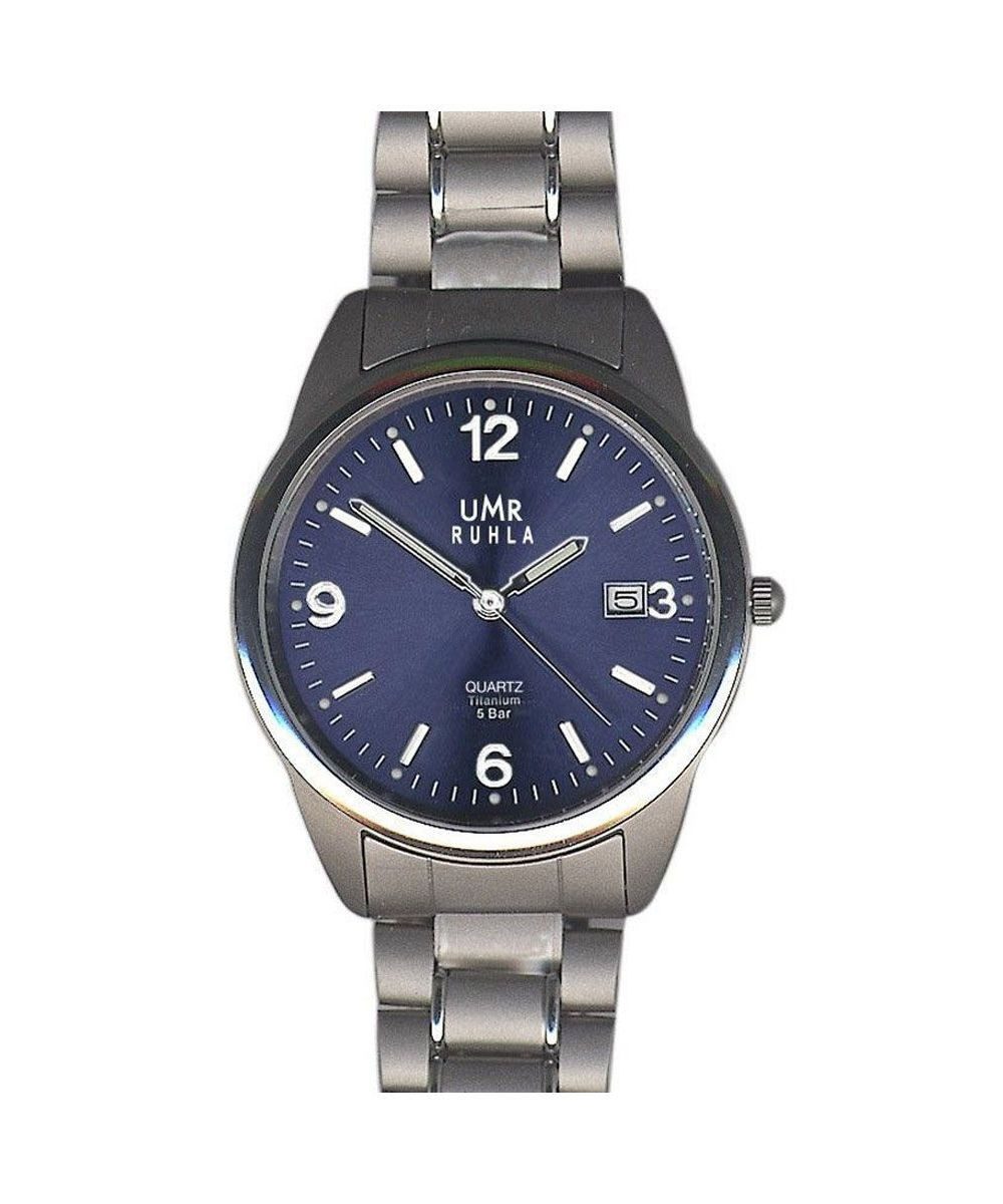 Quarzuhr Titan Damenuhr Elegance 1310-4 Blau Titanband 36 mm